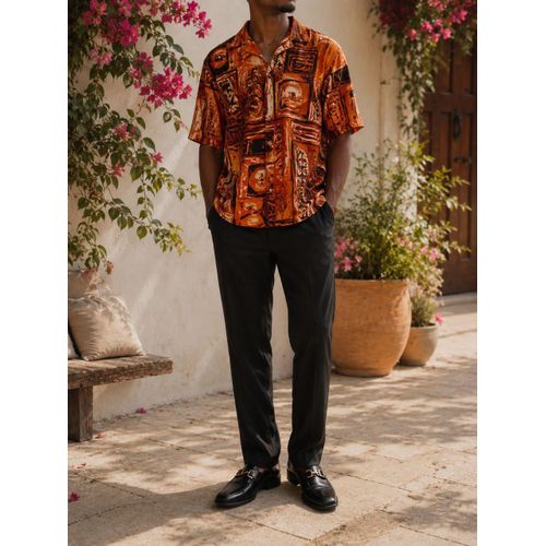 Men's casual cloth wear miss color up and down black
