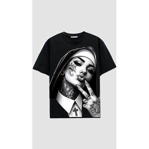 Tattoo Art Graphic Oversized T-Shirt