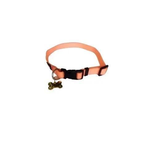 PP Adjustable Rubber Authentic Washable Collar- Orange