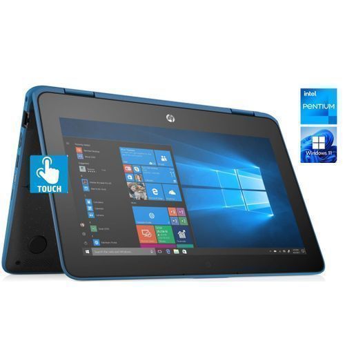 ProBook 11 X360- TOUCH- 8GB RAM256GB SSD-Intel PENTIUM QUAD CORE WIN11 Pro Mouse USB Light