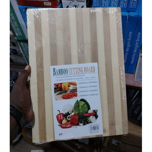 Bamboo Wooden Cutting Board 28 x 38cm – Durable Chopping Board for Meat, Vegetables & Fruits