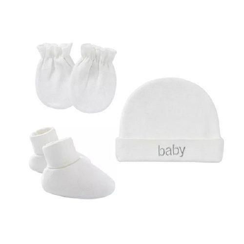 3 IN 1 NEWBORN BEANIE CAP+ MITTENS+SOCKS