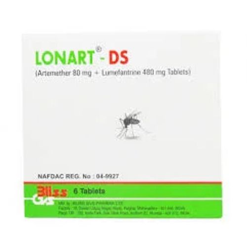 Lonart DS Tablets Antimalarial Treatment 6PCS
