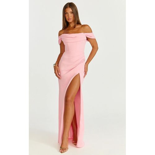 Marcel Maxi Dress - Off Shoulder Corset High Split Dress
