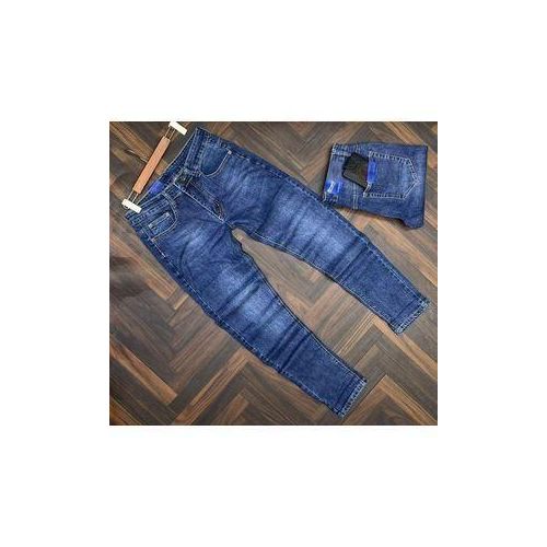Non Fade Jeans For Men - Blue