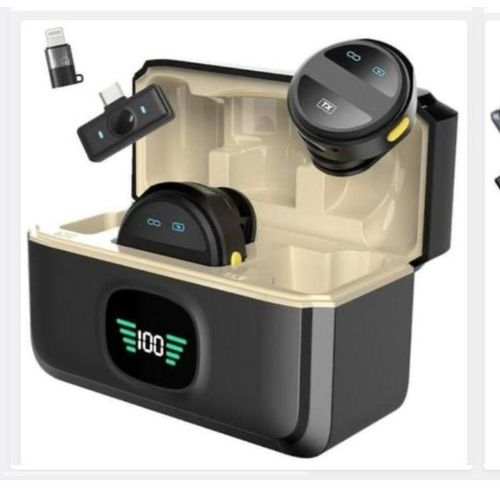 High Quality New Q8 mic with charging case Magnetic Buckle Affordable Wireless Microphone Lavalier Clip-On Microphone for Professional Content Creators for PC, iPhone, Andriod, Record Interview, Vlogs, Mic, skit, interview, broadcast, podcast, comedy
