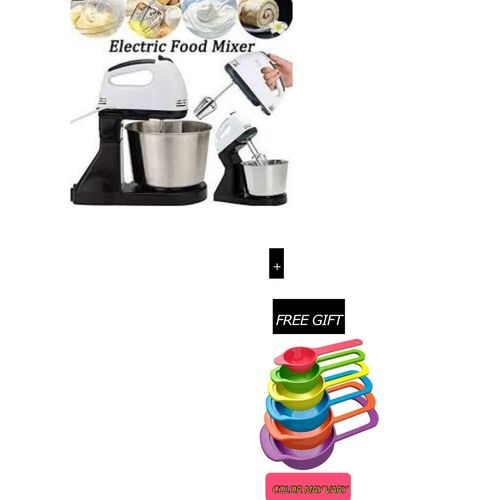 Cake Mixer With Stainless Bowl & Measuring Cups