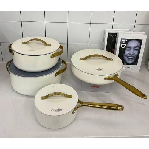 4pcs uakeen ceramic cookware