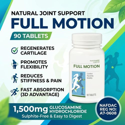 Nutrimax Full Motion 90 Tablets - Joint Health, Cartilage Support & Flexibility with Herbs & Minerals