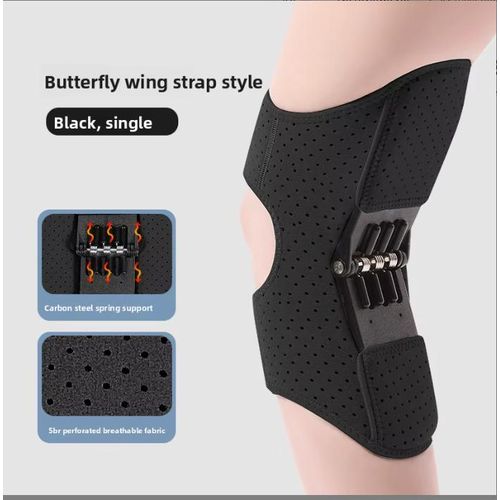 Power Spring Knee Pads brace Leg Support Rebound Lift Stabilizer Joint Knee Assistive Device, Knee Protection Booster, Knee Booster Brace Joint Support Spring Stabilizer, Adjustable Spring Knee Brace for Reduces Joint Knee Pressure