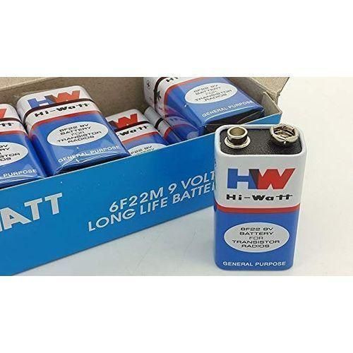 Hiwatt 10 Pieces Microphone 9V Battery