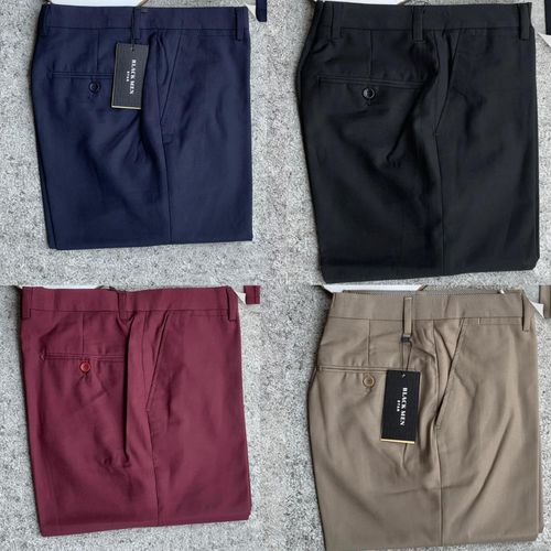 4 in 1 Men's Quality Smart Office Trousers-Multi