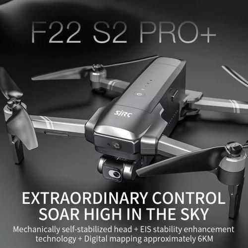 For Professionals S2 F22 Pro+ Laser Obstacles Avoidance 6KM 40Mins 2-axis 4K EIS Gimbal 5G WiFi GPS Droné+extra Batteries