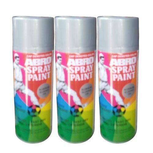 ABRO Spray paint - silver - 3pcs
