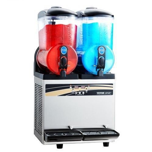 Commercial Double Bowl Slush Machine – Frozen Drink Maker