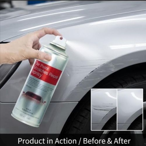 2-in-1 Car Scratch Remover Repair Spray – Instant Auto Paint Restoration Aerosol for Toyota, Honda, Lexus & All Vehicles Covers Scratches, Chips & Faded Paint DIY Car Body Repair Kit car scratch remover, car paint spray, auto scratch fix spray white