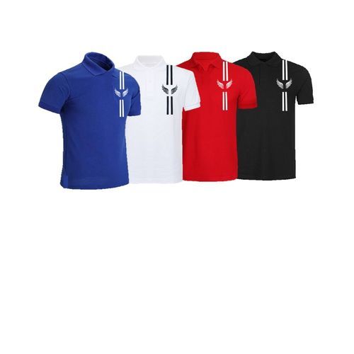 Men's Exclusive Insignia Design Quality Polos - 4 In 1