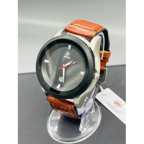 unique leather wristwatch