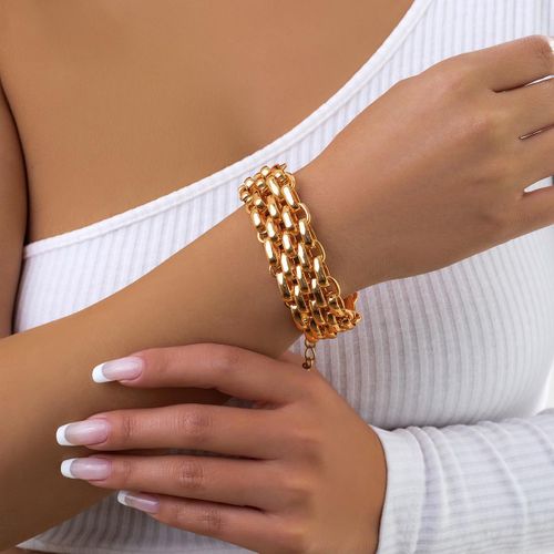 Women's Bracelet Bangle Elegant Jewelry Gold Multi-Row Luxury Bracelet