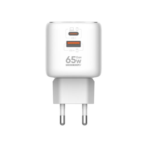 original 65W gen super fast charger with dual USB ports. usb-a & usb-c + 3 in 1 plug. EU, UK, & US compatible for iphone, laptops tablets and all Android mobile phones super fast charger