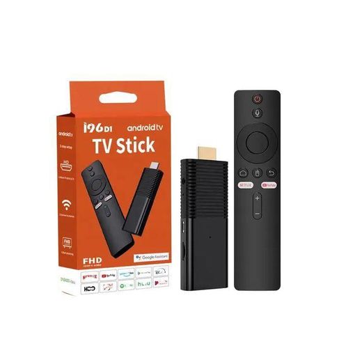 i96 D1 Android TV Stick 4K Ultra HD Streaming Media Player ,Smart TV Dongle with 2GB RAM 16GB ROM, Allwinner H313 Quad-Core Processor, Dual-Band 2.4G/5GHz WiFi, Bluetooth Voice Remote, Google Assistant & Chromecast Built-in.