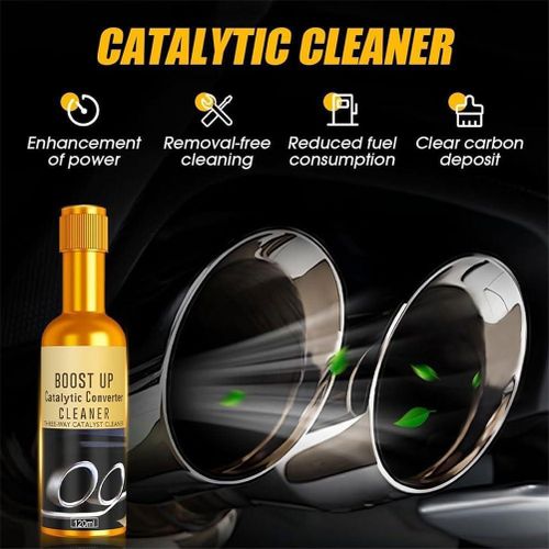 Catalytic Converter Cleaner, Engine & Exhaust System Cleaning Kit, Catalytic Converter Cleaning Solution, Engine Carbon Deposit Remover for Vehicle Performance Optimization