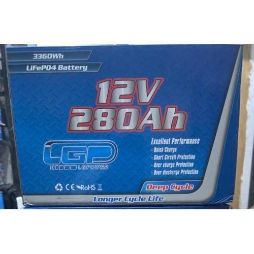 12V 280AH 3.8KWH LIFEPO4 LITHIUM BATTERY