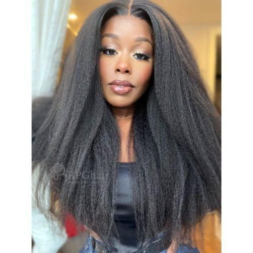 Popular Kinky Straight Glueless Wig