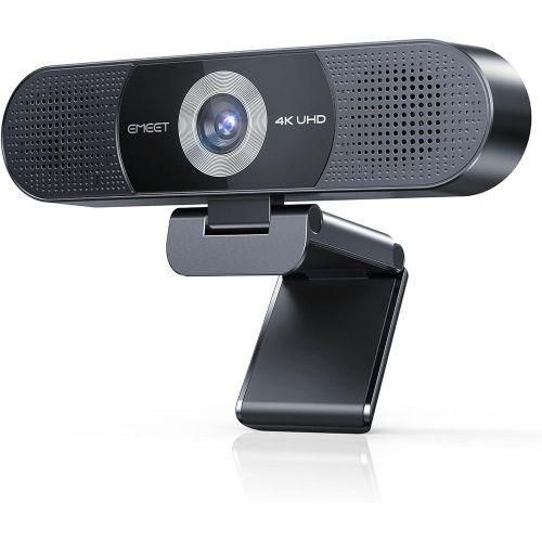 C980 Pro 4K UHD All-in-One Webcam – 4-Mic Array, Dual Speakers, Plug & Play