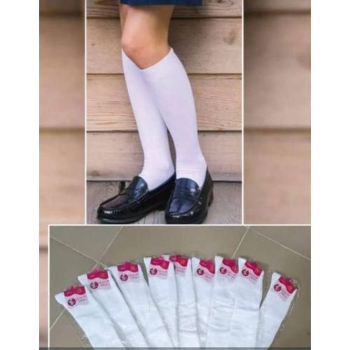 3 pairs Long Children quality white socks