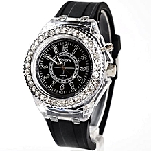 New Geneva LED Backlight Sport Waterproof Quartz Wrist Watch