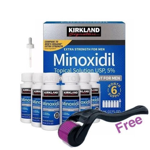 6 month Magic restoration Signature Minoxidil 5% Topical Solution + Free derma roller