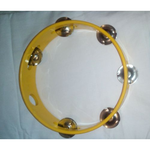 Medium Standard Yellow Egg TambourineJoin Me To Praise God