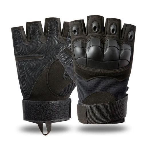 Anti-Slip Tactical Half Finger Gloves With Hard Knuckle