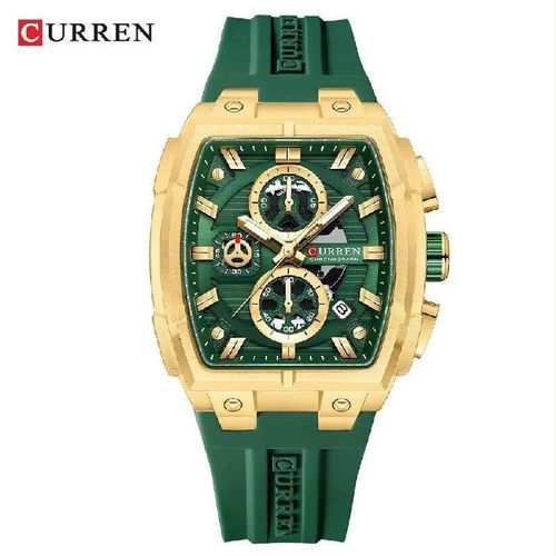 Men's Metropolis Sport Quartz Watch – 30M Waterproof Luxury Fashion Wristwatch with Steel & Rubber Straps