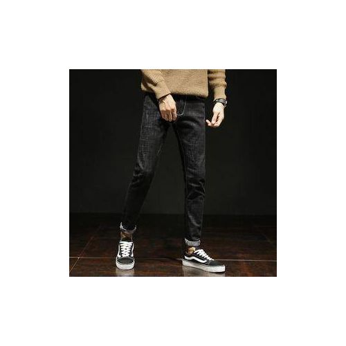 Stock Quality Men Non Fade Black Jean