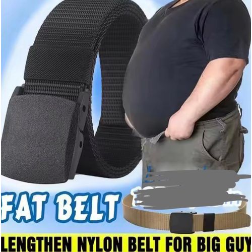 Men Female Belts Nylon Adjustable BLACK Belt Outdoor Travel Tactical Waist Belt with Plastic Buckle for Pants jeans