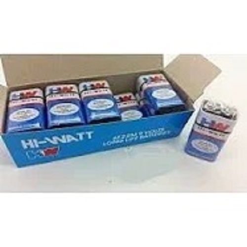 Hi-Watt 9V Long Life Battery - 1 Pack Of 10 Batteries