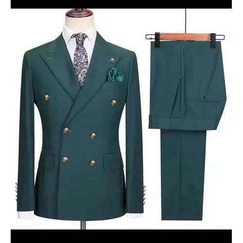 Men's Fitted Smart Suit - double breasted