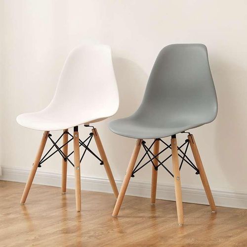 Nordic Style Dining Chairs - White, Grey and Black