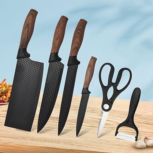 6-piece Professional Chef's Rust-proof Kitchen Knife Set