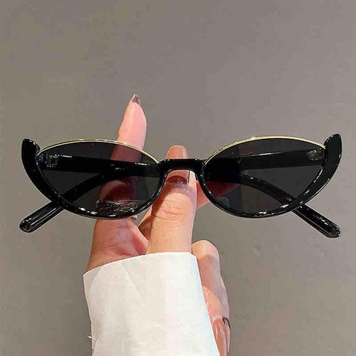New Cat-Eye Sunglasses European and American Influencer Picks Ins Glasses Simple Avant-Garde Sunglasses
