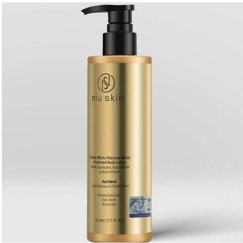 Niu Skin Platinum White Perfumed Oud Wood Body Lotion: