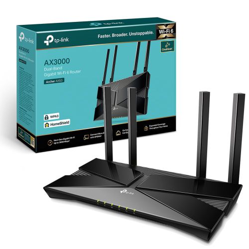 TP-Link Archer Ax53 AX3000 Dual Band Gigabit Wi-FI 6 Router