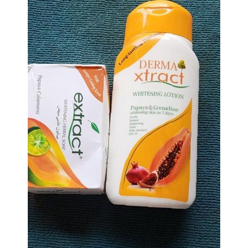 2 pcs: Extract herbal soap 125g+ Derma xtract lotion 300ml