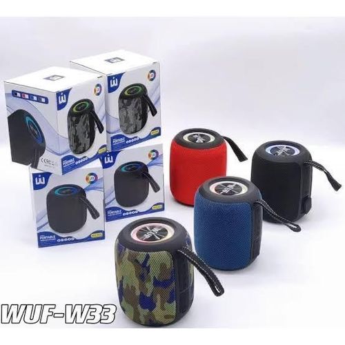 WUF-W33 Portable Wireless Bluetooth Speaker with FM Radio