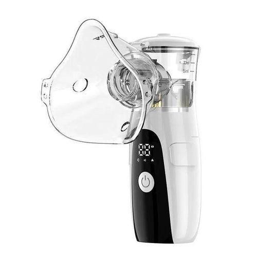 Medical Mesh Nebulizer Portable Handheld Ultrasonic Silent Automatic Nebulizer Silent Steam Nasal Humidifier Inhaler Tool For Baby Child Adult Children Cold Cough Asthma Medical Equipment