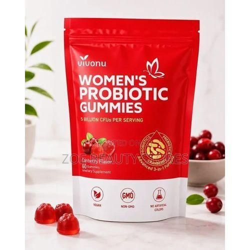 Women's Probiotic Gummies – Cranberry Flavor