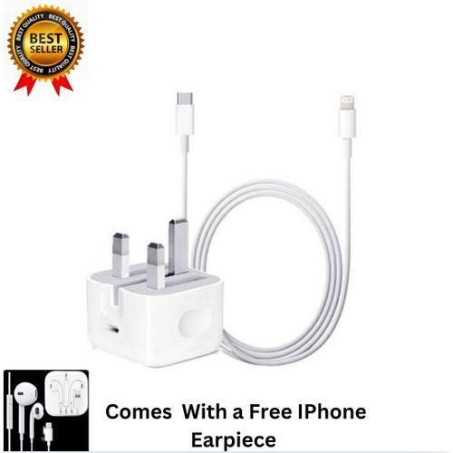 IPhone Type-C To Lightning PD Fast Charger. & Free IPhone Earpiece
