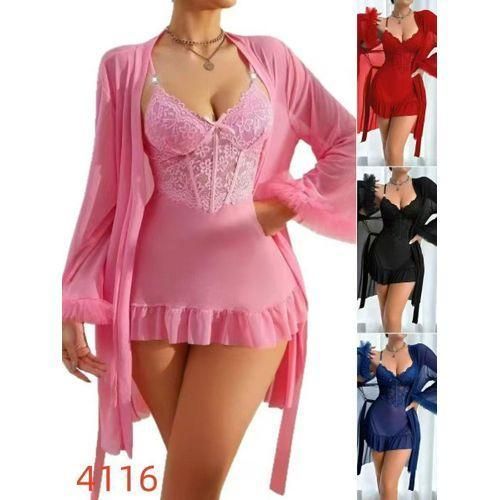 2pieces Sexy Ladies G-string Night Wears